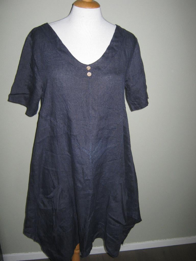 Leuke jurk maat M van Bess .  ., Maat 38/40 (M), Blauw, Ophalen of Verzenden, Zo goed als nieuw