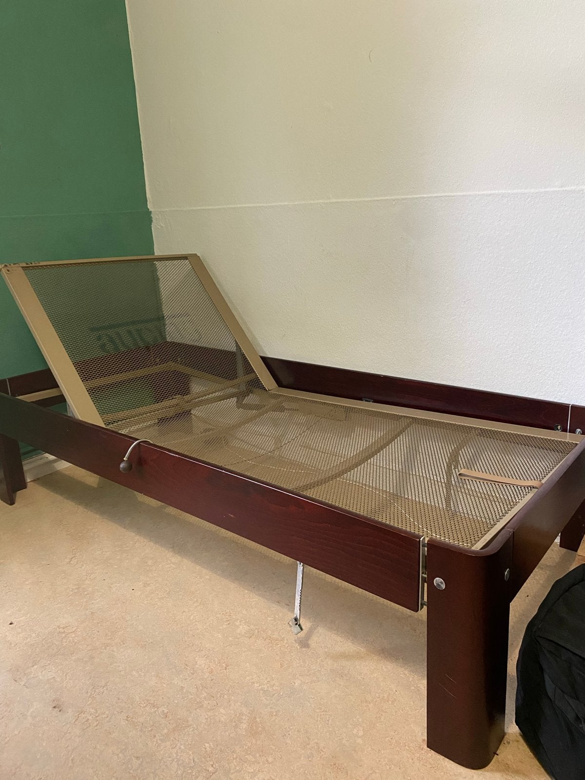 Auping bed met verstelbaar hoofdeinde, Huis en Inrichting, Slaapkamer | Bedden, Ophalen, Gebruikt, Verstelbaar