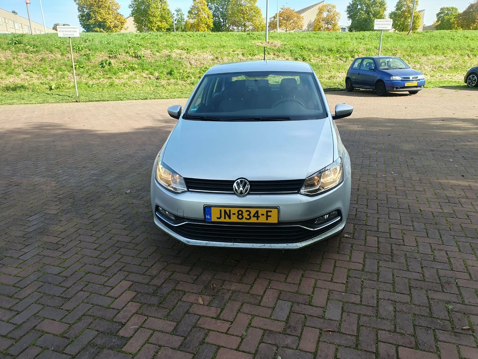 Volkswagen Polo 1.4 TDI 66KW BMT 2016 Grijs, Auto's, Voorwielaandrijving, 1051 kg, Origineel Nederlands, Bedrijf
