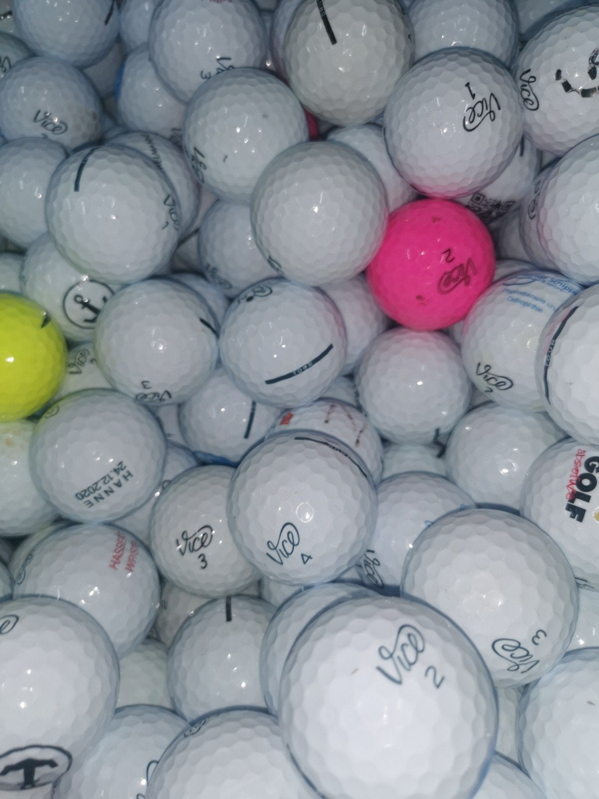Vice tour Drive golfballen AAAA kwaliteit 50 stuks, Sport en Fitness, Golf, Ophalen of Verzenden, Zo goed als nieuw, Bal(len)