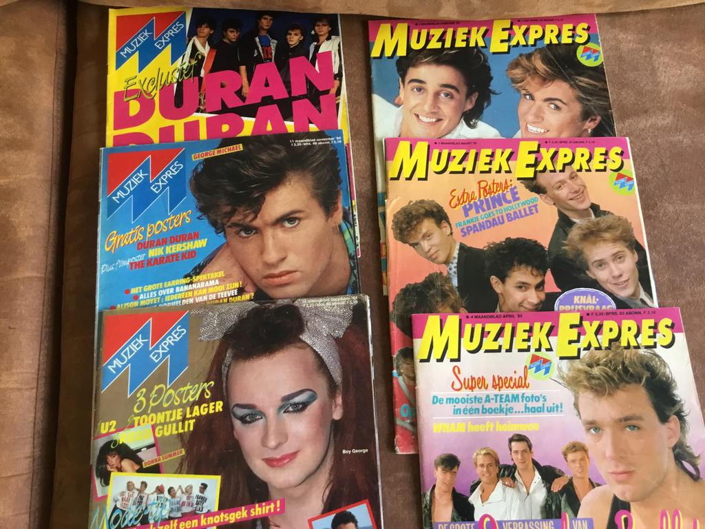 Muziek Express Tijdschriften Jaren '80 - Grote Collectie, Ophalen, Gelezen, Muziek, Film of Tv
