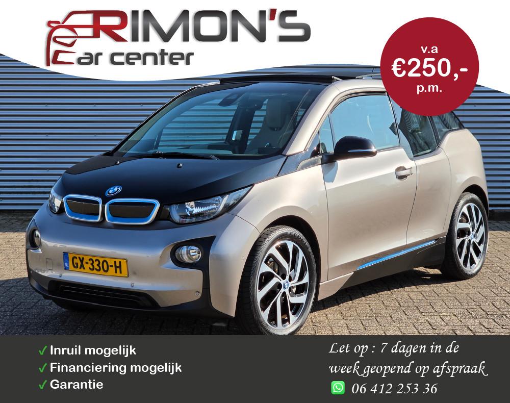 BMW I3 Range Extender Pano Leder Camera Stoelverwarming, Auto's, BMW, Automaat, Achterwielaandrijving, Gebruikt, Euro 6