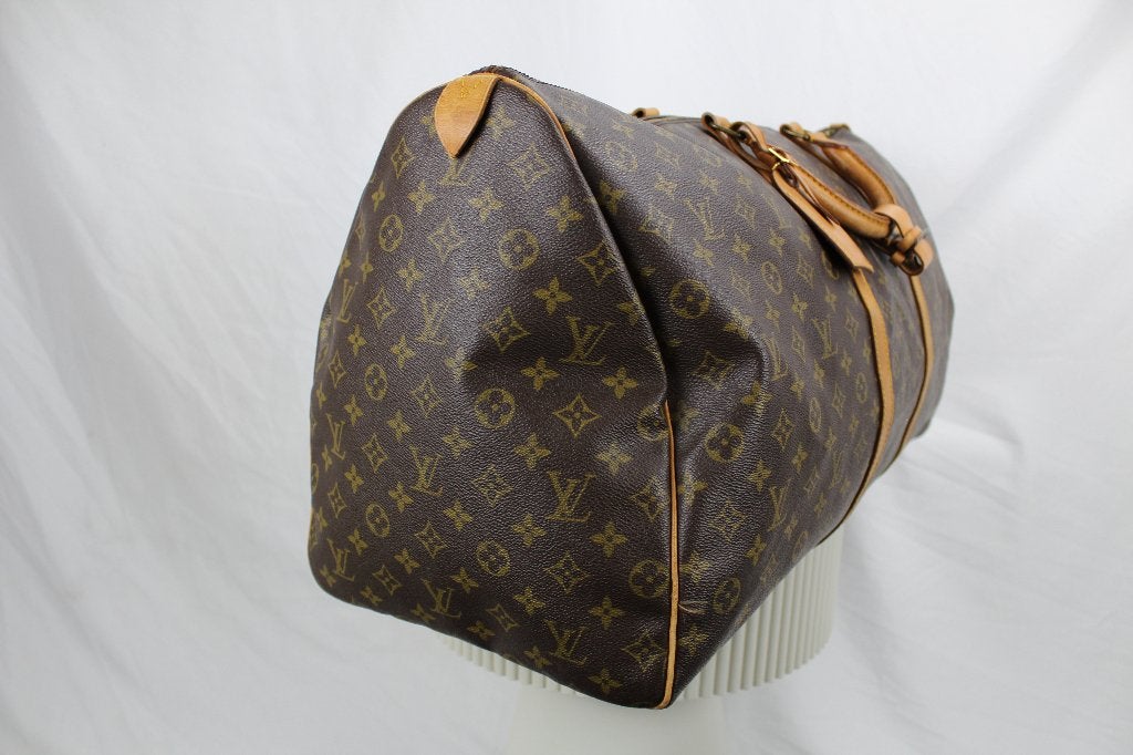 Louis Vuitton Keepall 60 - 1207, 30 cm of meer, Gebruikt, Bruin, Minder dan 35 cm