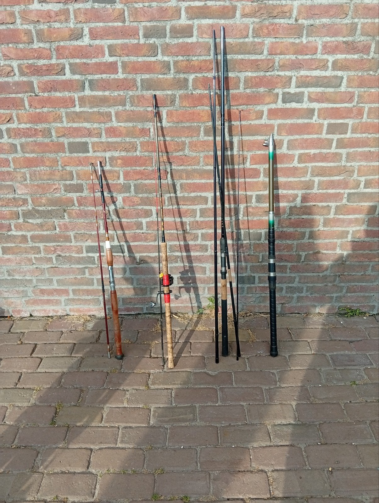 Diverse vishengels voor onderdelen, Ophalen of Verzenden, Gebruikt, Complete hengel