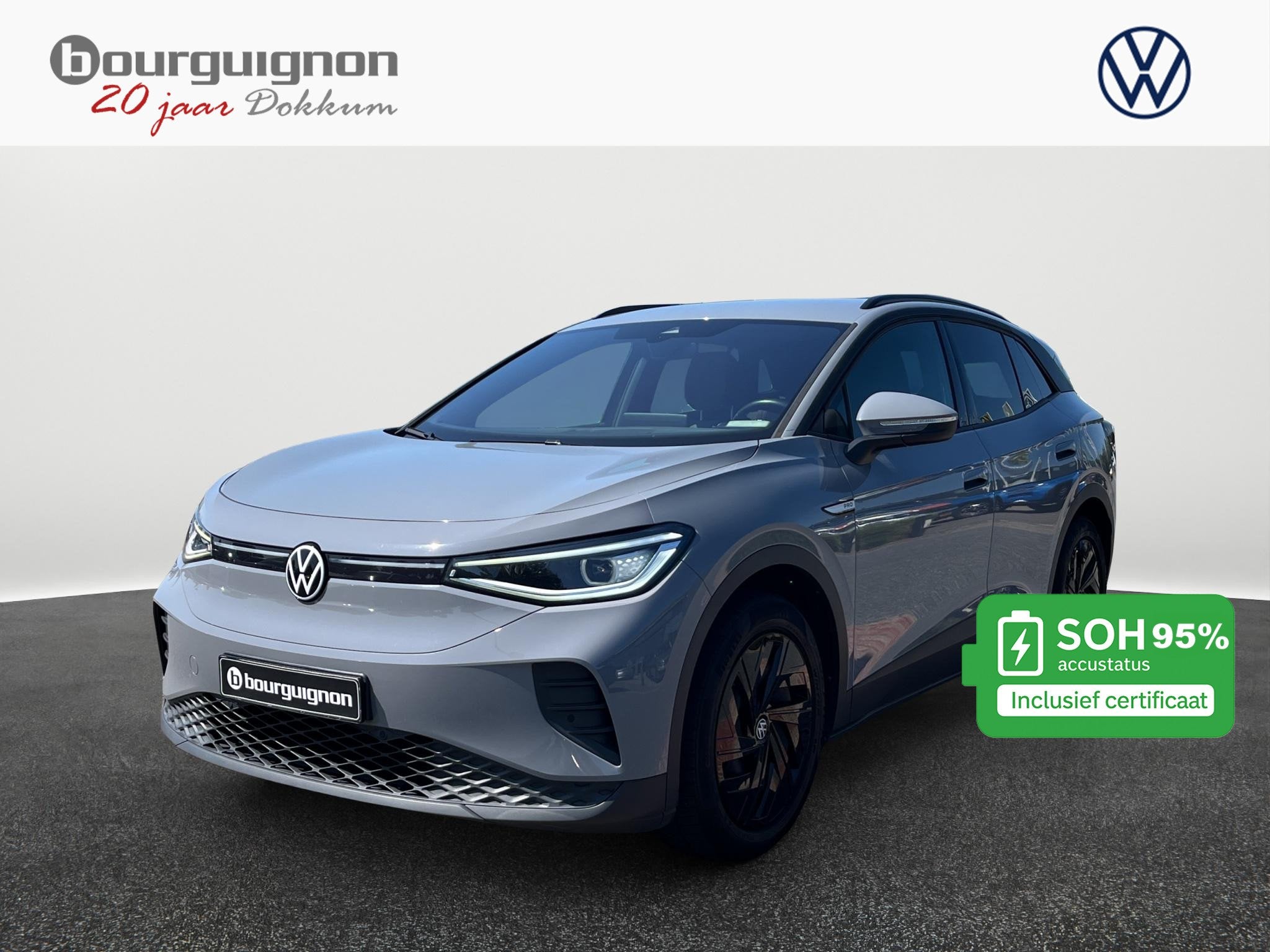 Volkswagen ID.4 Pro Performance 77 kWh | Led Matrix | 204Pk, Auto's, Automaat, Gebruikt, Zwart, 2020 kg