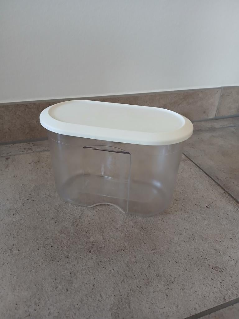 Tupperware beschuitbus, vensterbus, voorraadbus,crackerbus., Huis en Inrichting, Keuken | Tupperware, Ophalen of Verzenden, Zo goed als nieuw