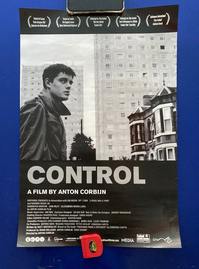 Anton Corbijn Film poster Control, Ophalen, Rechthoekig Staand, Zo goed als nieuw, A1 t/m A3