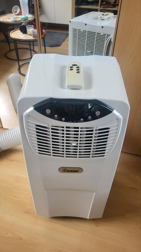 Euromac PAC 2367 W Mobiele Airco met Afstandsbediening, Ophalen, Gebruikt, Timer, Minder dan 60 m³
