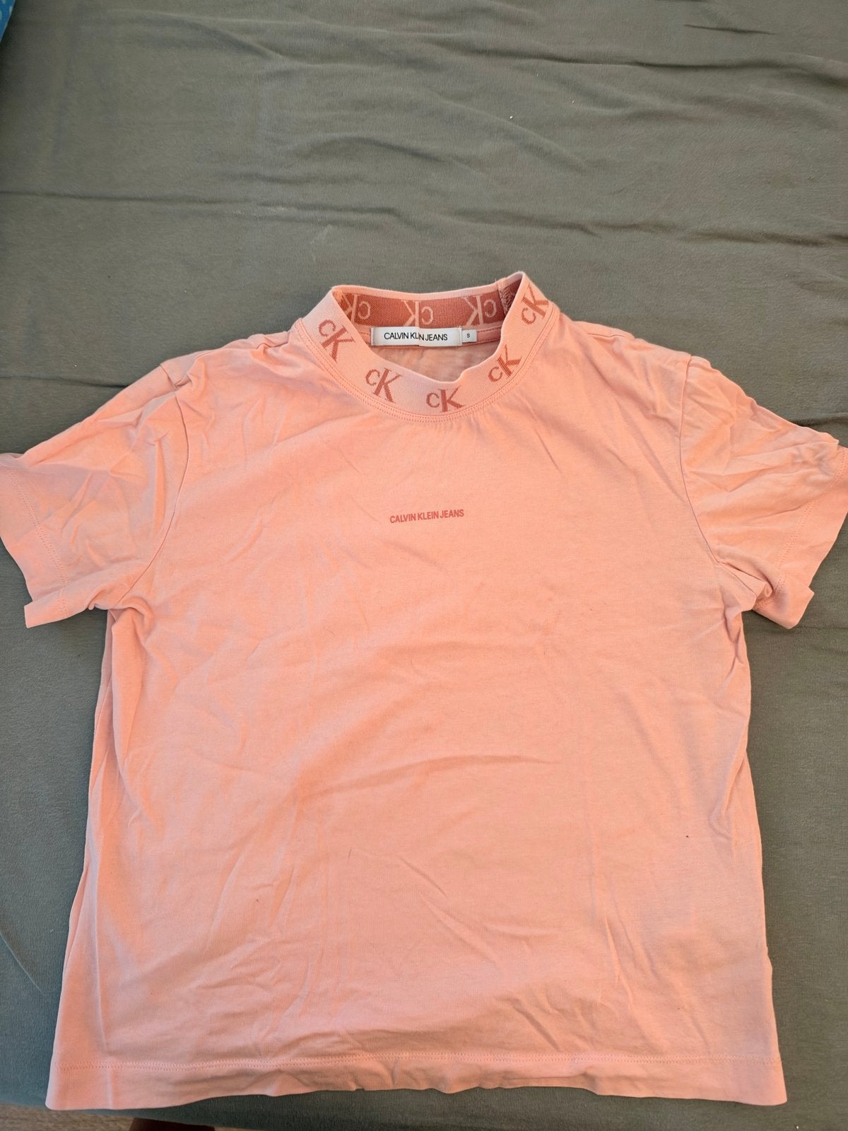 Calvin Klein Dames T-shirt - Zo goed als nieuw, Kleding | Dames, Ophalen of Verzenden, Zo goed als nieuw, Korte mouw, Roze