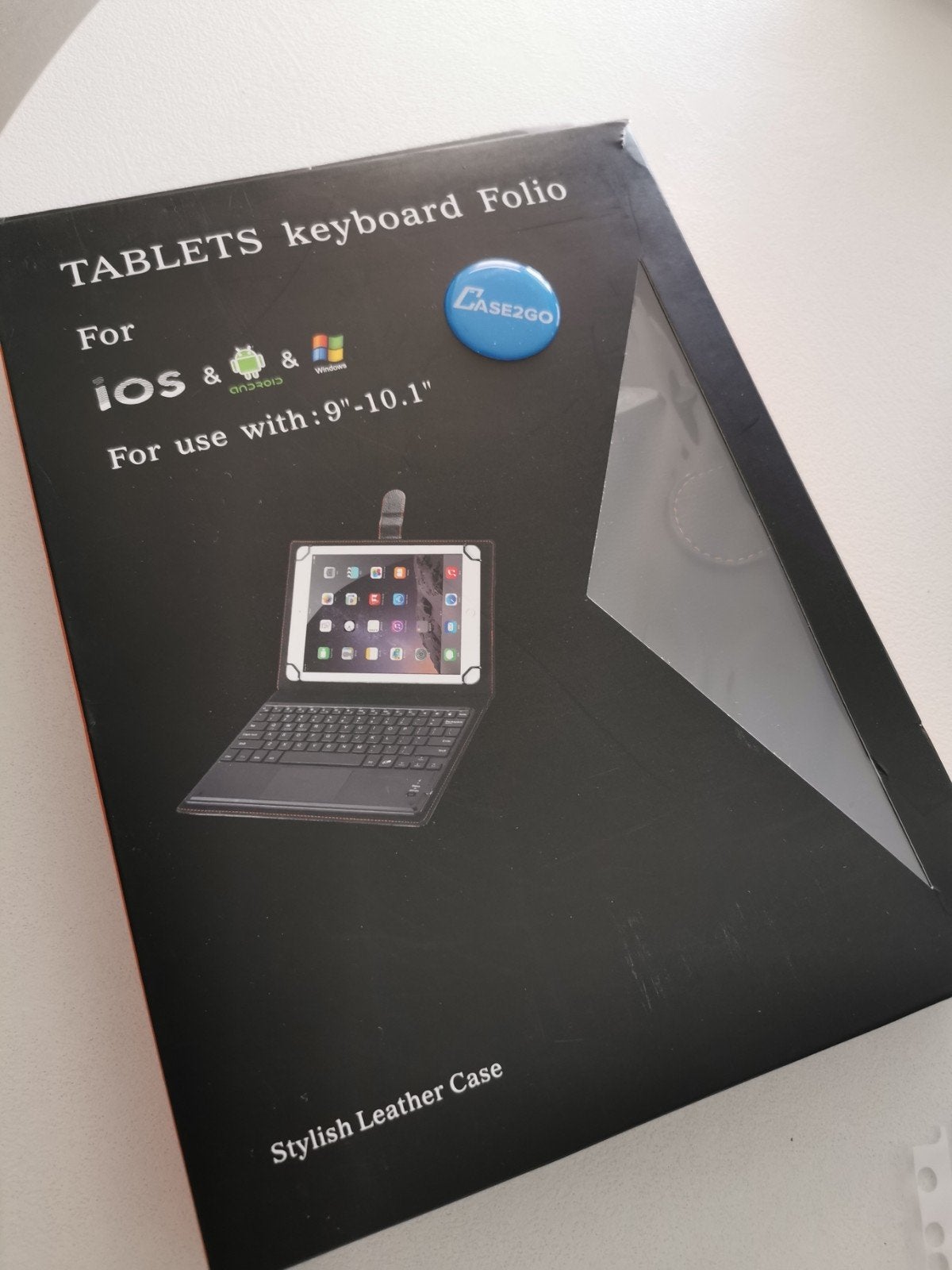 Tablet Keyboard Folio Case 9-10.1 inch, Computers en Software, Tablet-hoezen, Ophalen