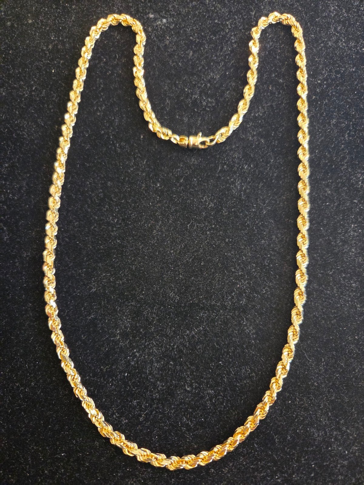14 k gouden massieve rope ketting 56,2 gram 65 cm, Sieraden, Tassen en Uiterlijk, Kettingen, Ophalen of Verzenden, Nieuw, Goud