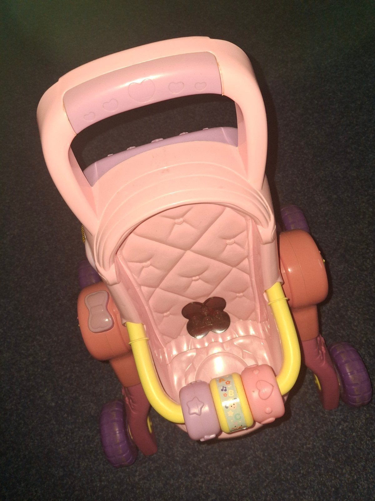 Roze loopstoel/wandelwagen voor baby's met geluid, Ophalen, Zo goed als nieuw, Overige typen, Met geluid