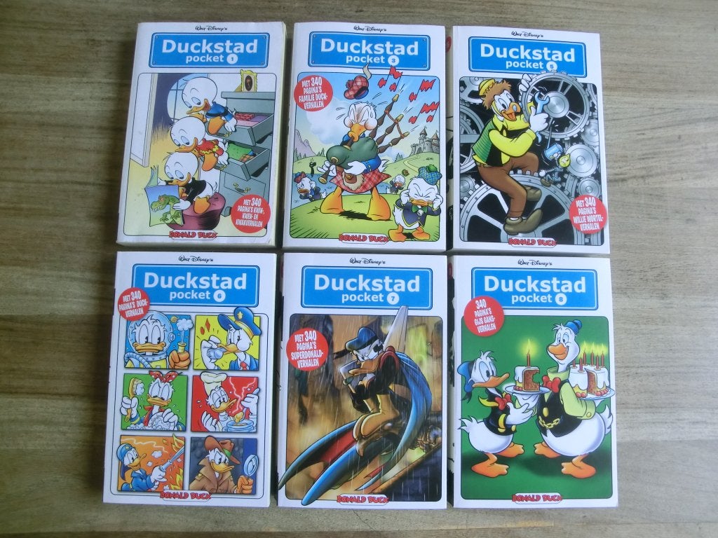 Nog 5 Duckstad pockets, Meerdere stripboeken, Ophalen of Verzenden, Gelezen