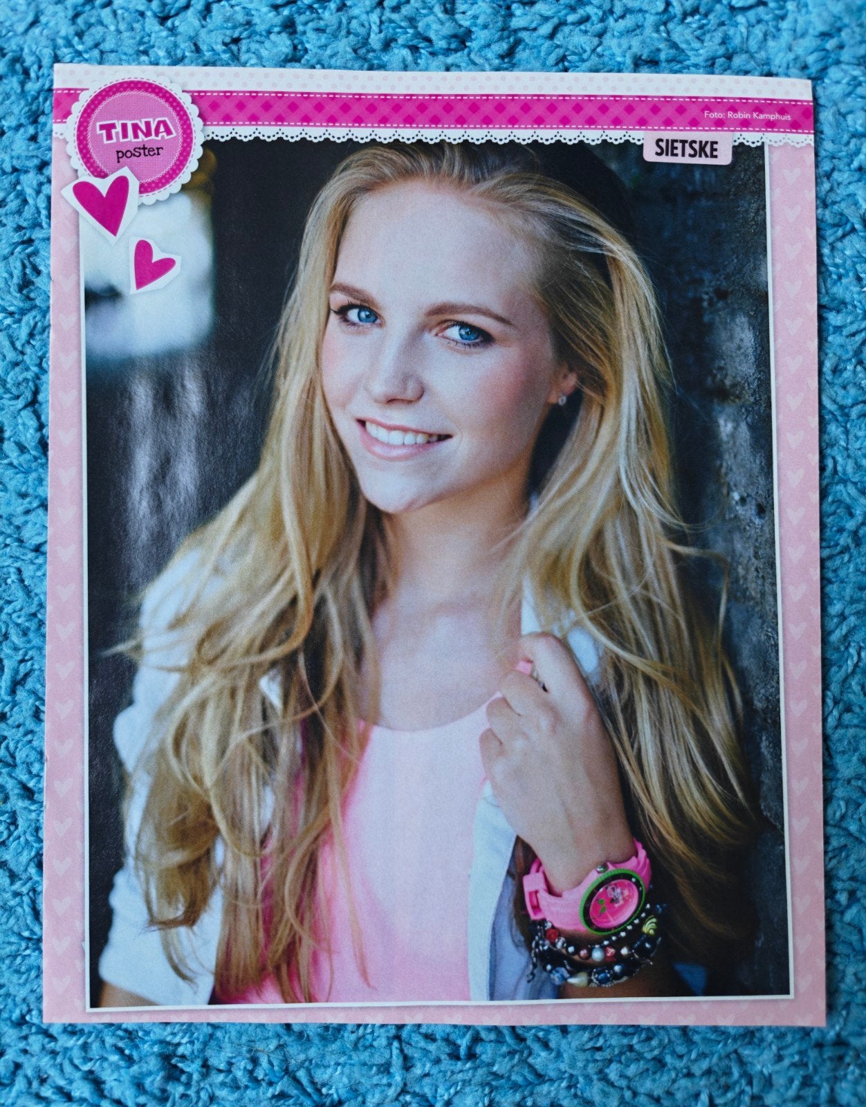 Sietske van Peursum - van der Bijl poster Tina, Rechthoekig Staand, A4 of kleiner, Nieuw, Ophalen of Verzenden