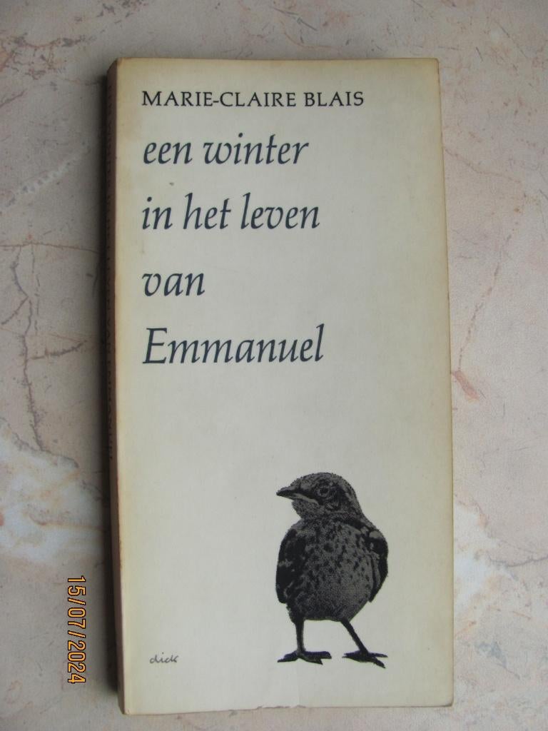 BOEK Marie-Claire BLAIS Een WINTER in het LEVEN van EMMANUEL, Boeken, Wereld overig, Ophalen of Verzenden, Marie-Claire Blais
