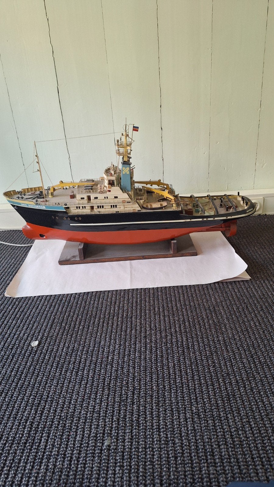 Gedetailleerd schaalmodel sleepboot Smit Rotterdam, Ophalen, Gebruikt