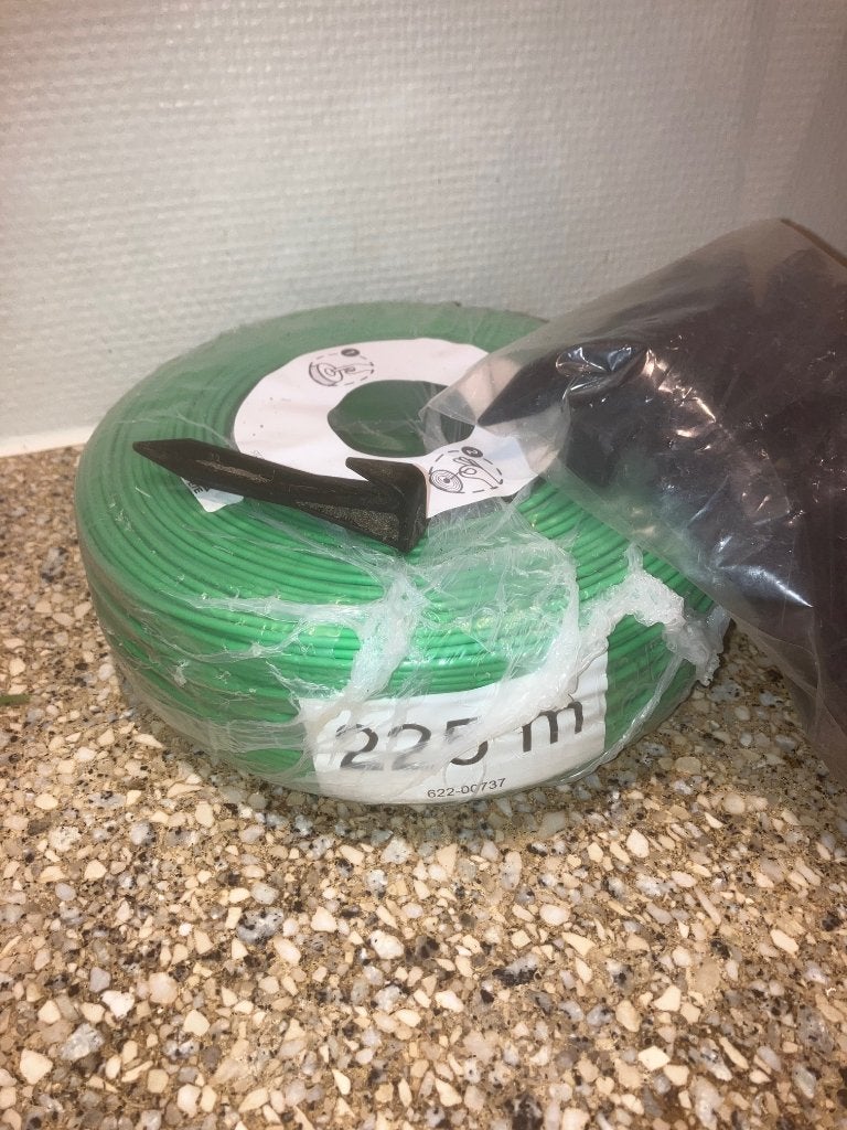 225 meter Robomow perimeterdraad + 200 draadpennen, Tuin en Terras, Verzenden, Nieuw