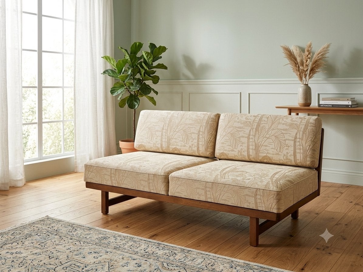 Mid-Century Design vintage Wilhelm Knoll Stella Daybed Sofa, Huis en Inrichting, Ophalen, Gebruikt, 150 tot 200 cm, Tweepersoons