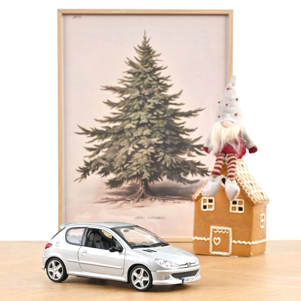 Norev Peugeot 206 RC 2003 Aluminium Silver,, Ophalen of Verzenden, Nieuw, Norev