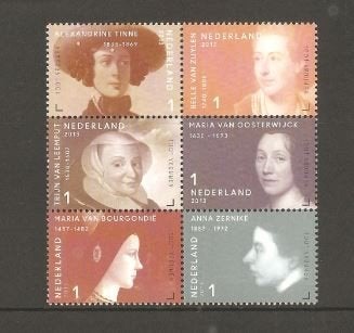 2013 Blok 1001 Vrouwen uit de Nederlandse geschiedenis, Ophalen of Verzenden, Postfris