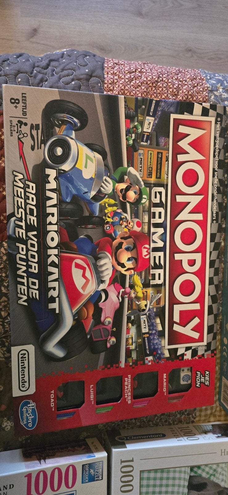 Monopoly Gamer Mario Kart - Race voor de meeste punten, Gebruikt, Ophalen of Verzenden, Hasbro European Services, 4 The Square, Stockley Park, Uxbridge, Middlesex, UB11 1ET, UK