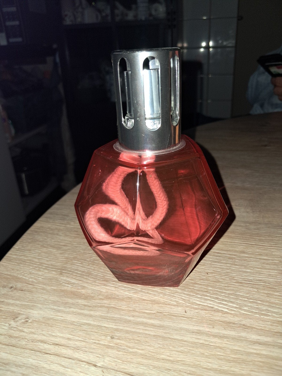 Nieuwe Lampe Berger geurbrander - Rood glas, Nieuw, Ophalen of Verzenden, Modern, Glas