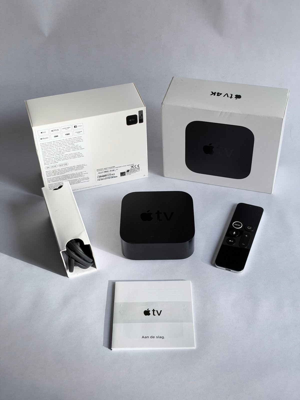 Apple TV 4K 64GB A1842 | Wifi + Ethernet, Audio, Tv en Foto, Ophalen of Verzenden, Zo goed als nieuw, HDMI, Minder dan 500 GB