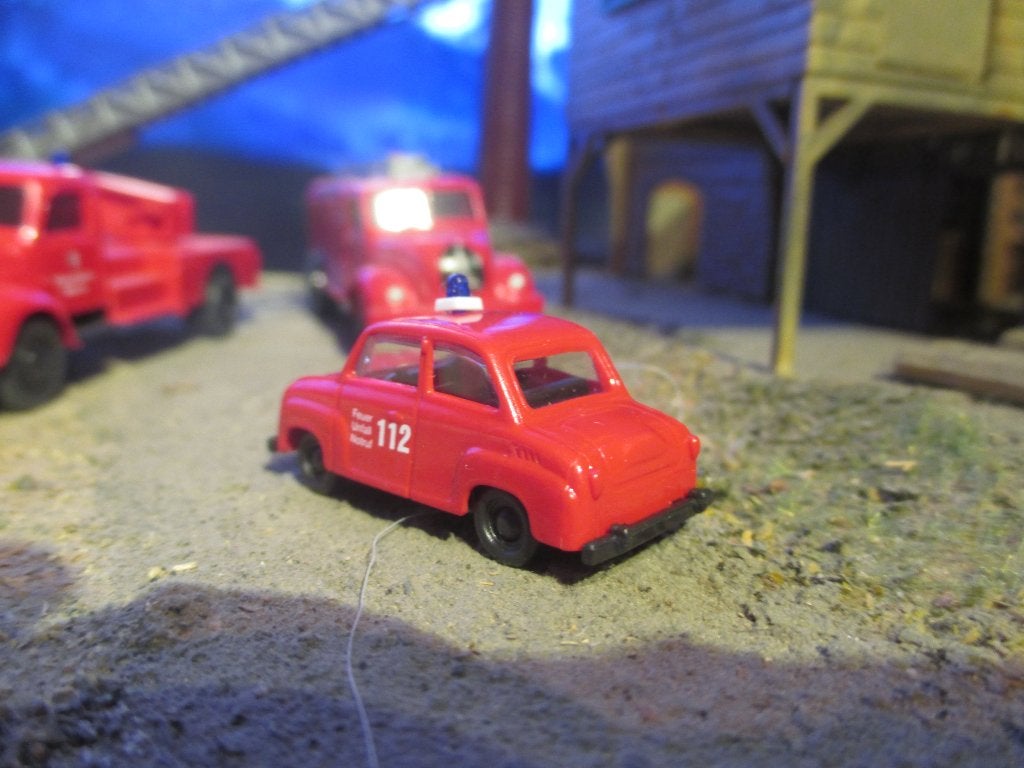 Goggomobil 250 Feuerwehr - IMU brandweer als 112 uitvoering, Ophalen of Verzenden, Zo goed als nieuw, Bus of Vrachtwagen