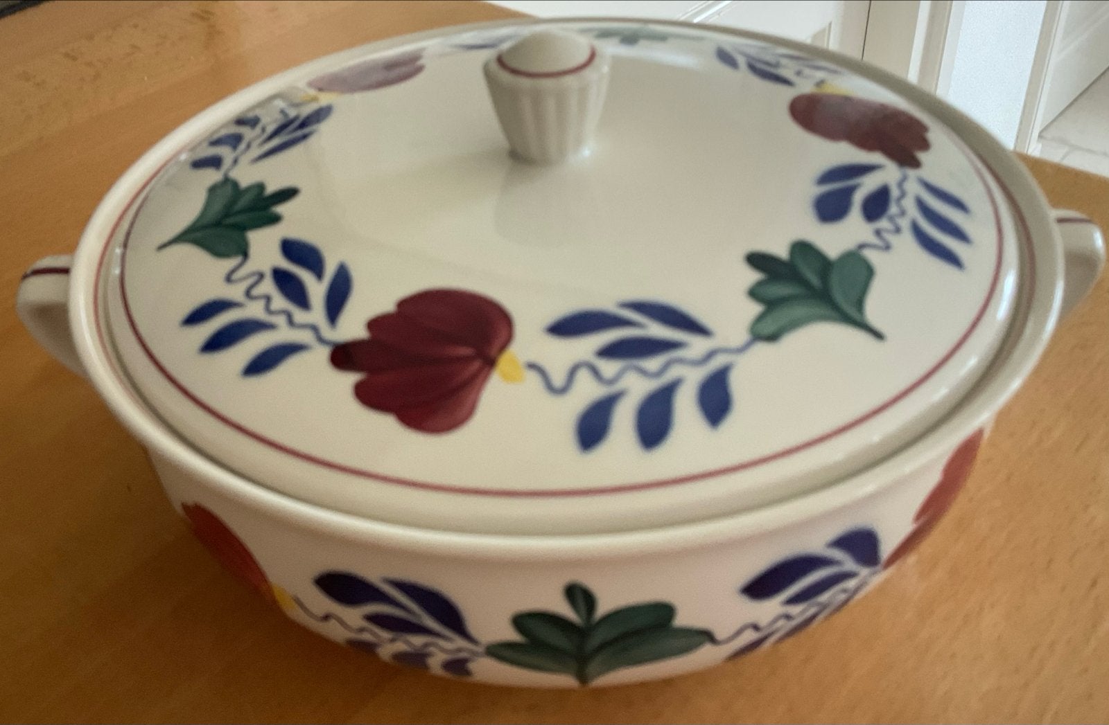 Boerenbont dekschaal 22cm, Ophalen of Verzenden, Zo goed als nieuw
