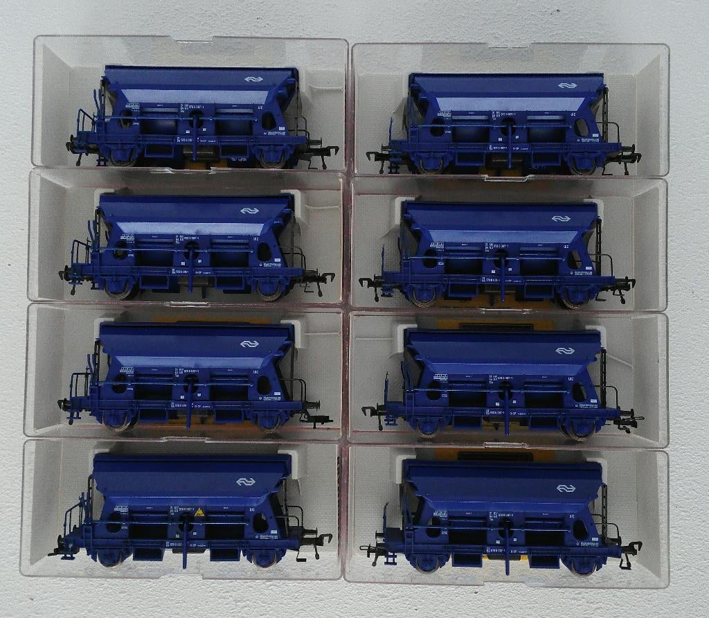 Fleischmann 5751 8x NS zelflossers type Tds, Gelijkstroom, Fleischmann, Wagon, Ophalen of Verzenden