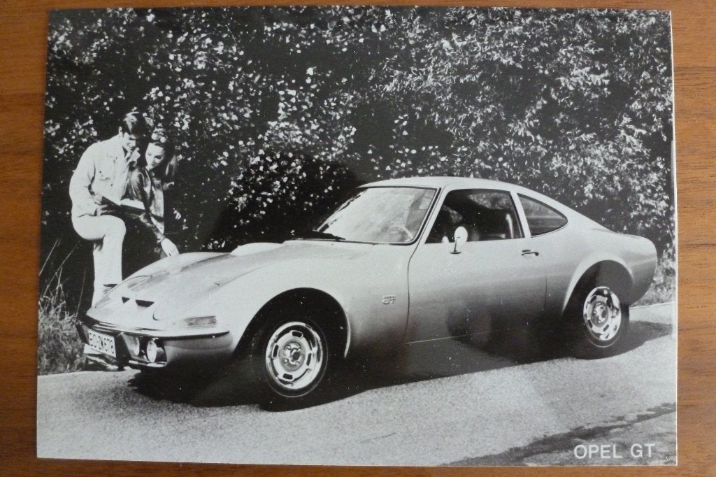 Opel GT persfoto, Ophalen of Verzenden, Zo goed als nieuw, Opel