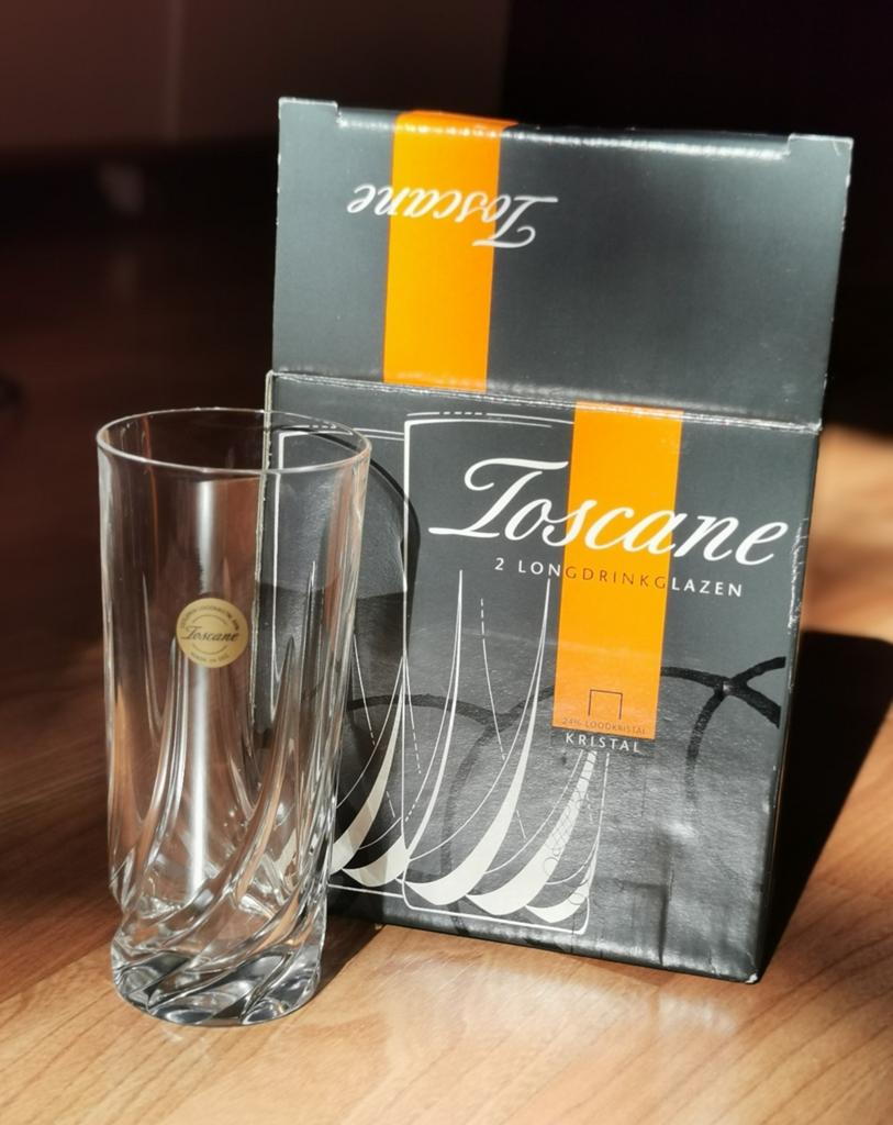 Toscane longdrink glas kristal, Ophalen