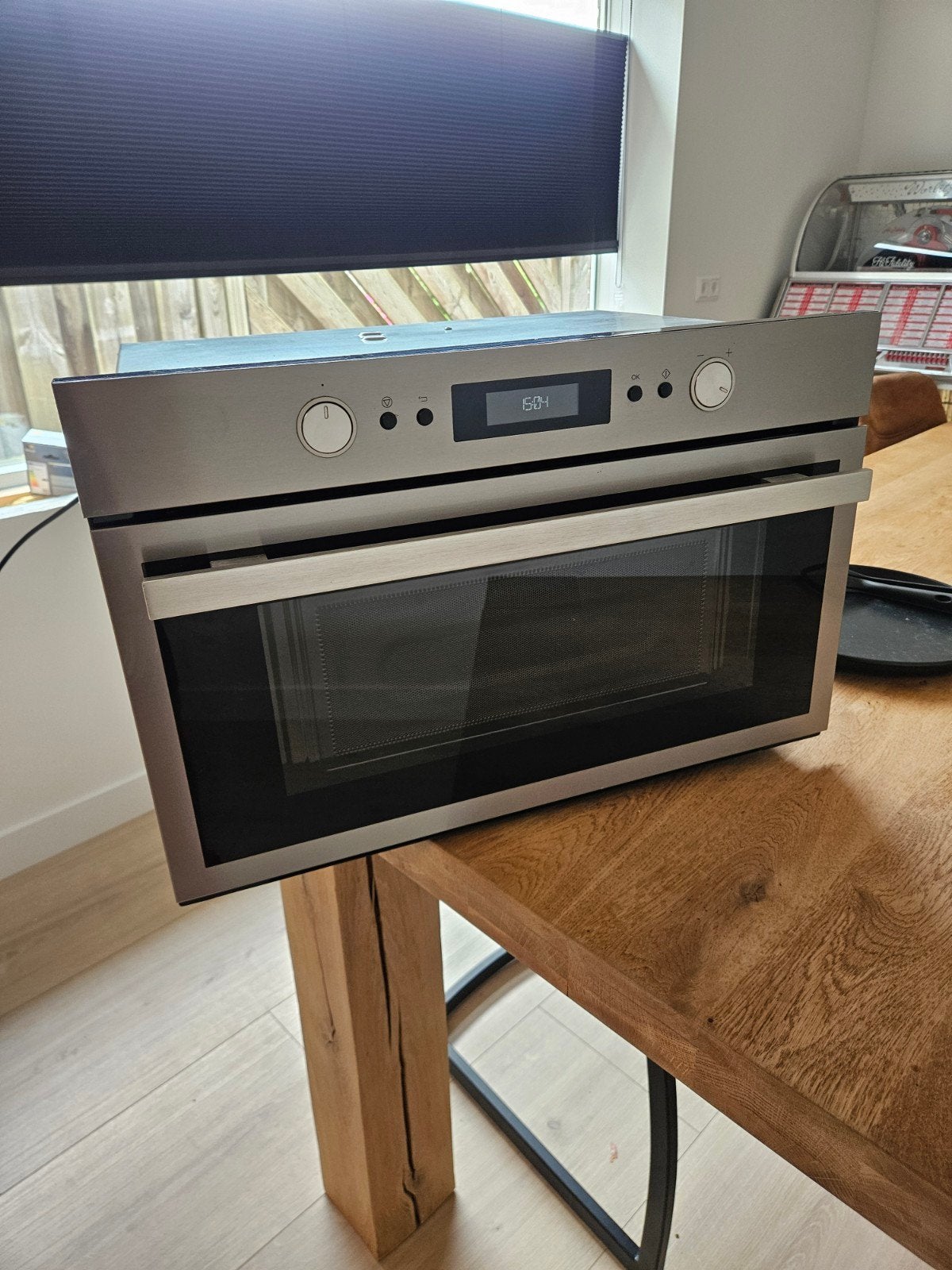 Ikea ANRÄTTA magnetron zgan, Witgoed en Apparatuur, Ovens, Ophalen, Zo goed als nieuw, Inbouw