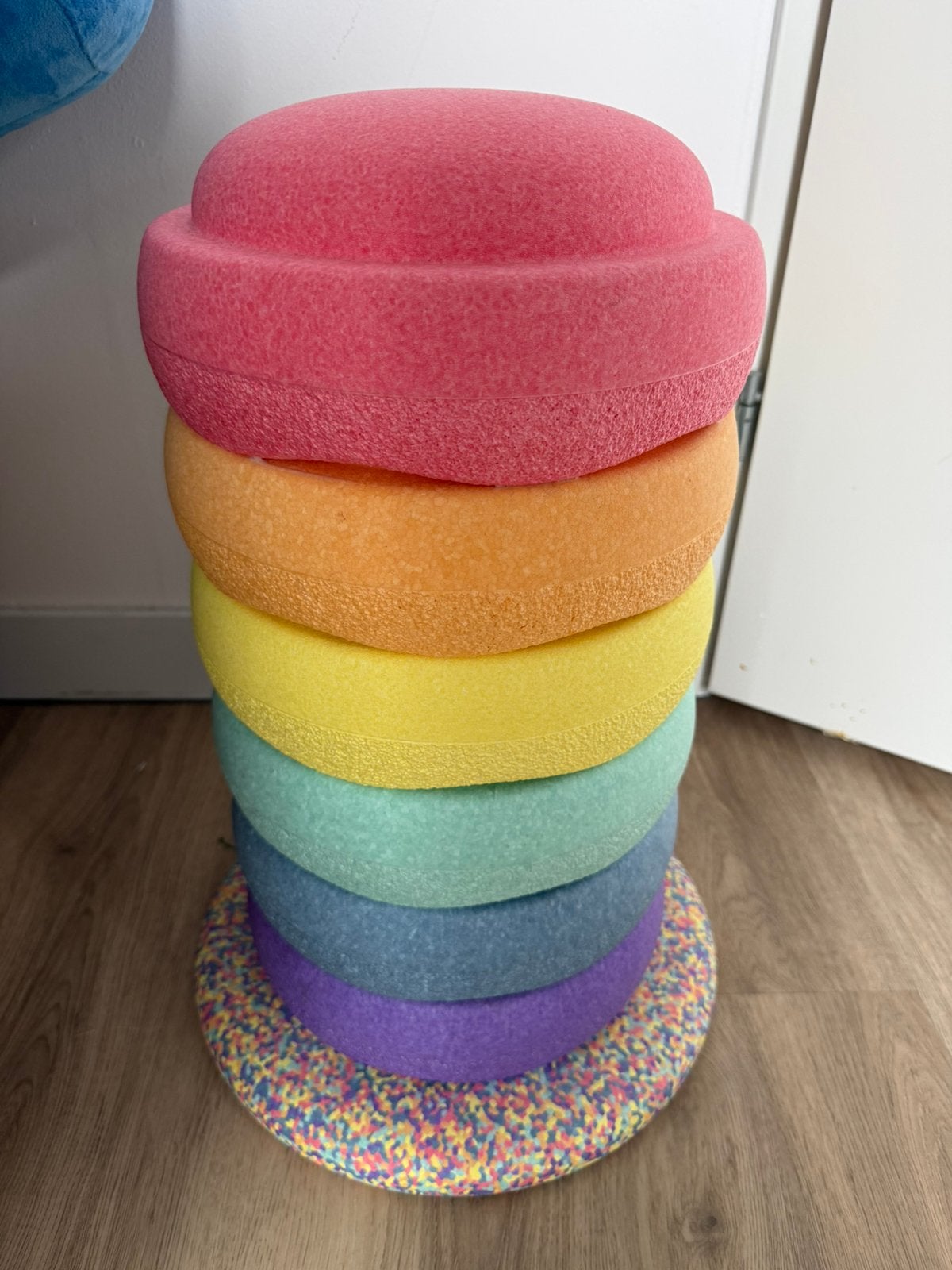 Stapelstein Pastel set met balansbord, Kinderen en Baby's, Ophalen, Zo goed als nieuw