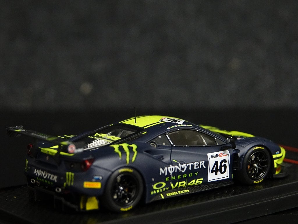 BBR 1:43 Ferrari 488GT3 Valentino Rossi team Kessel, Hobby en Vrije tijd, Overige merken, BBR, Auto, Nieuw