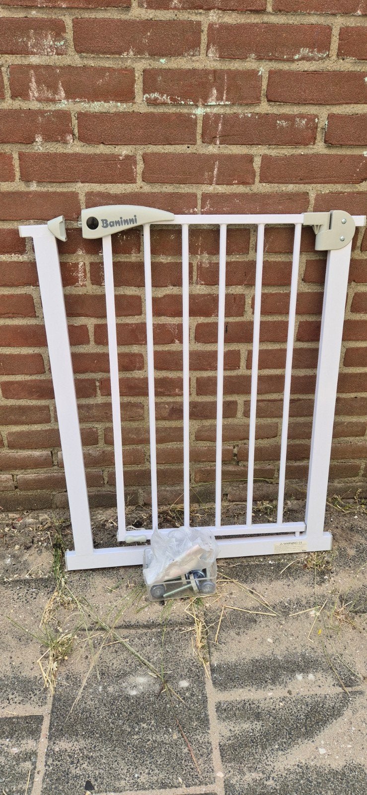 Baninni Safety Gate Fina Veiligheidshekje, Kinderen en Baby's, Traphekjes, Ophalen, Zo goed als nieuw, Metaal of IJzer, Klemhekje