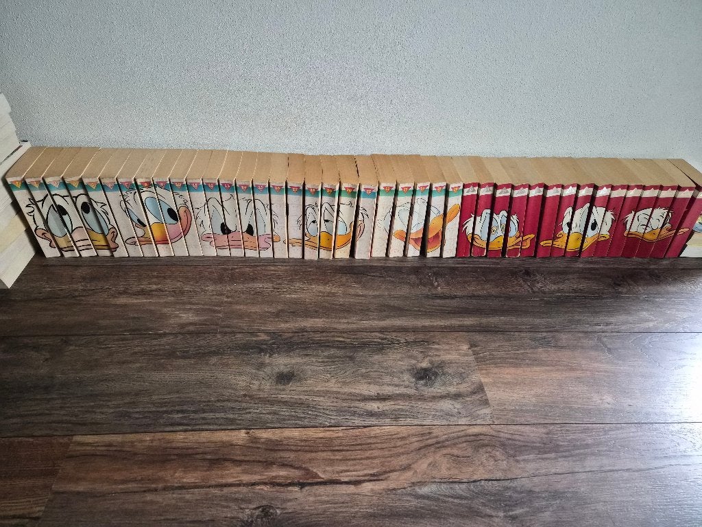 Donald Duck Dubbel Pockets/ 1 tm 103 / 94 boekjes totaal, Complete serie of reeks, Ophalen, Gelezen