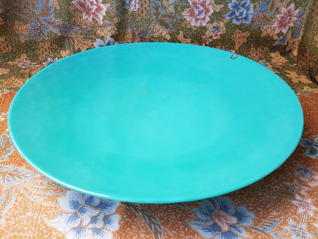 Mooie vintage schaal uit Zweden van Eva Englund 46,5 cm., Ophalen