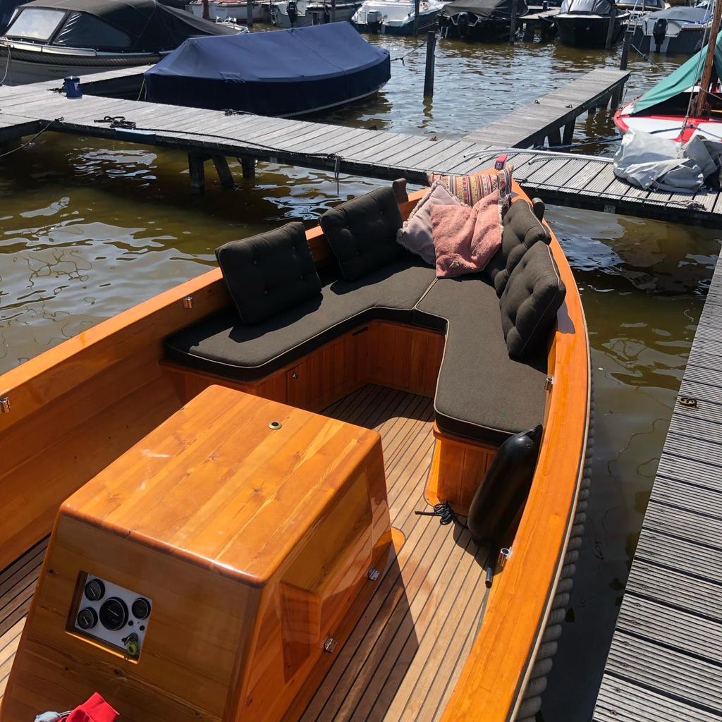 Prachtige werf gebouwde polyester sloep 7.00mtr, Watersport en Boten, Sloepen, Rondzit, Binnenboordmotor, Diesel, Ophalen of Verzenden