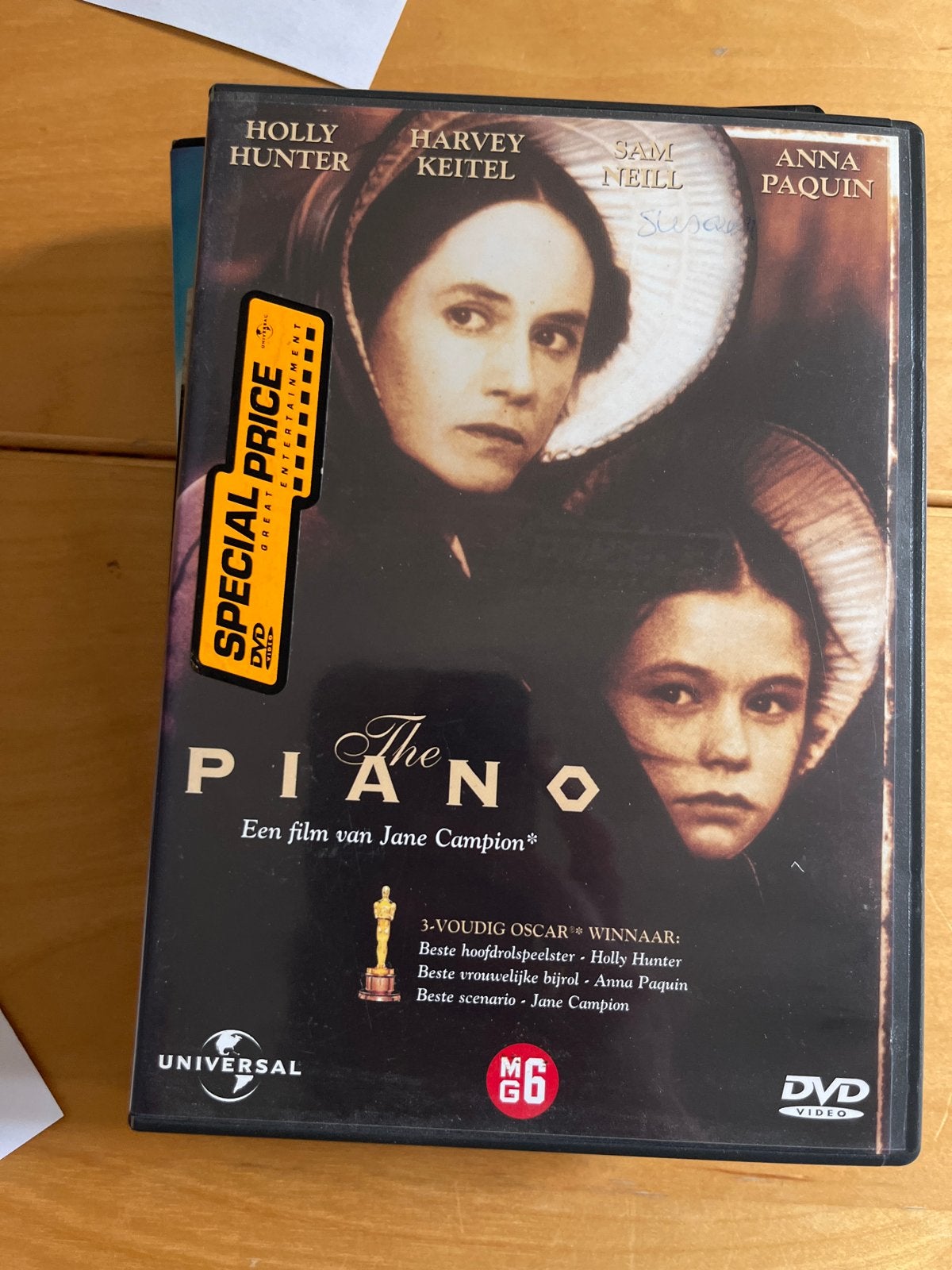The Piano DVD - Oscarwinnende film van Jane Campion, Vanaf 6 jaar, Ophalen of Verzenden, Gebruikt, Historisch of Kostuumdrama