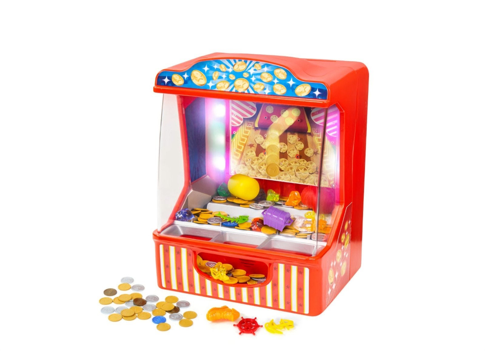 Muntenschuiver kermispel van Intertoys, Verzamelen, Automaten | Gokkasten en Fruitautomaten, Ophalen