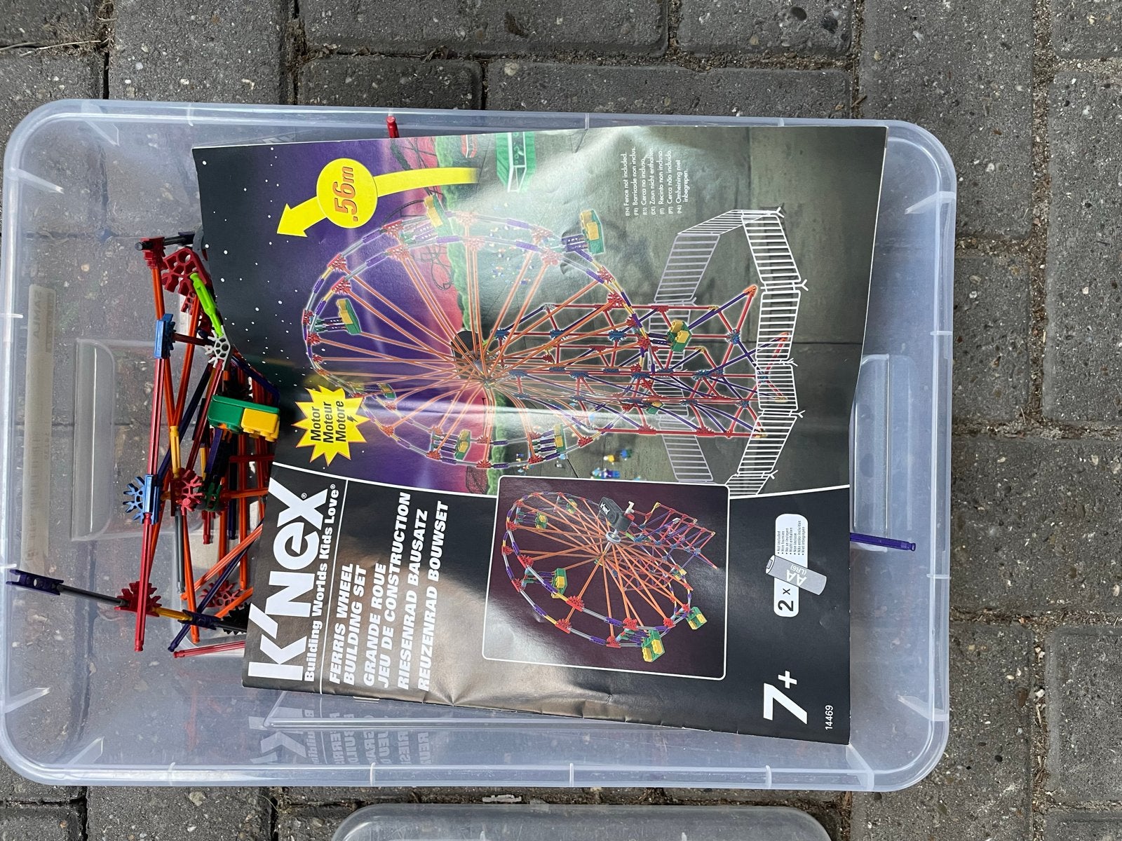K'nex Reuzenrad Bouwset - Compleet met handleiding, Ophalen, Zo goed als nieuw, K'nex