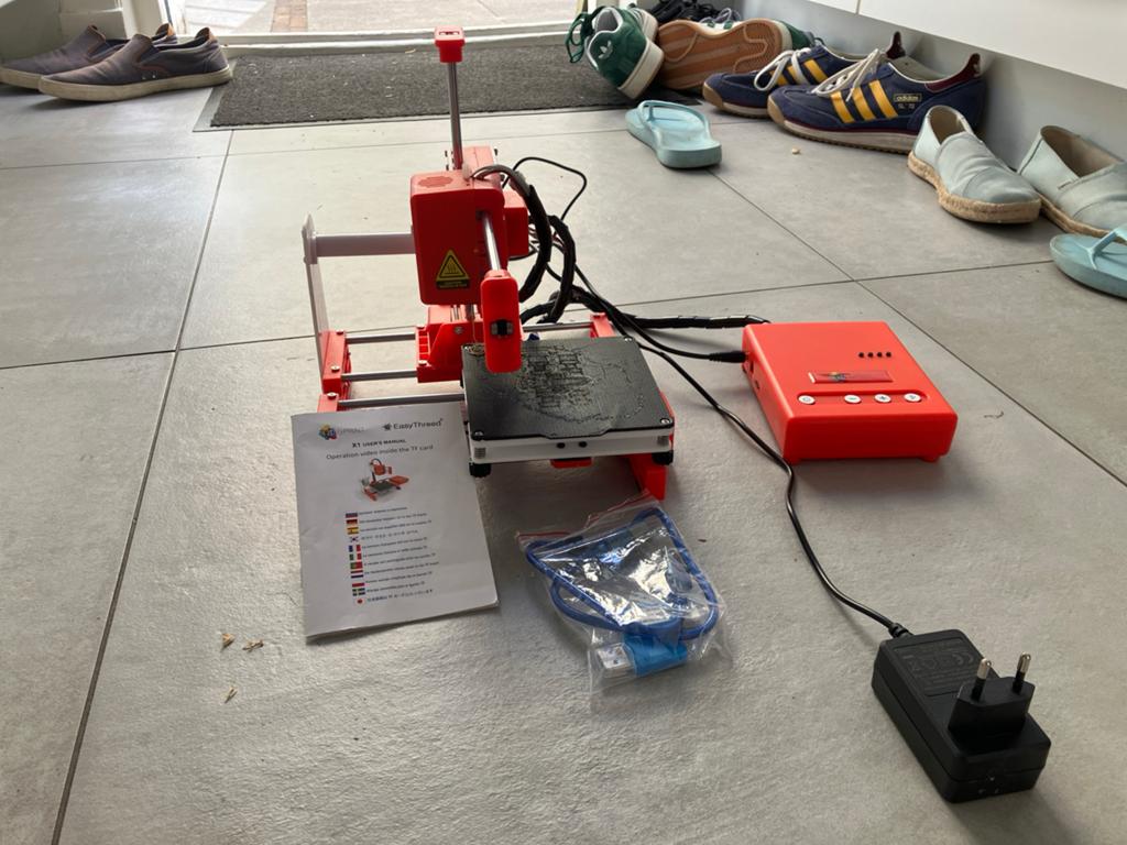 EasyThreed X1 Mini 3D Printer - Compact en Gebruiksvriendeli, Computers en Software, 3D Printers, Ophalen, Gebruikt, Filament