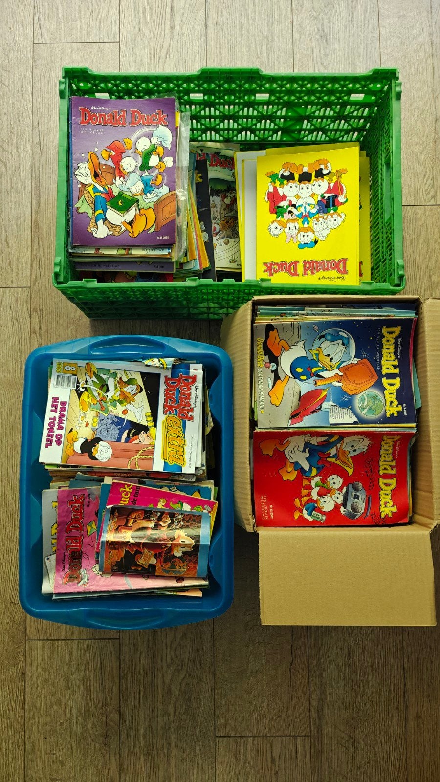 Grote collectie Donald Duck Weekbladen + 5 mappen, Boeken, Stripboeken, Gelezen, Meerdere stripboeken, Ophalen
