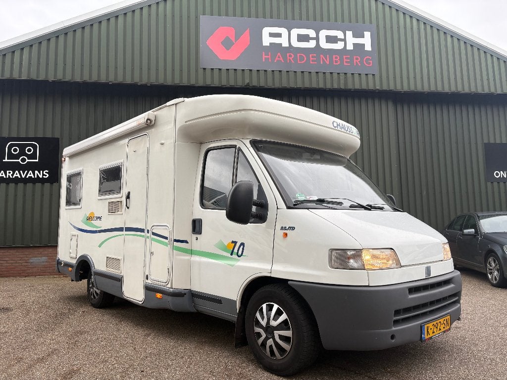 Chasusson Welcome 70 6 Persoons | 2002 | Luifel |, Caravans en Kamperen, Ringverwarming, Fiat, Boiler, Elektrische ramen
