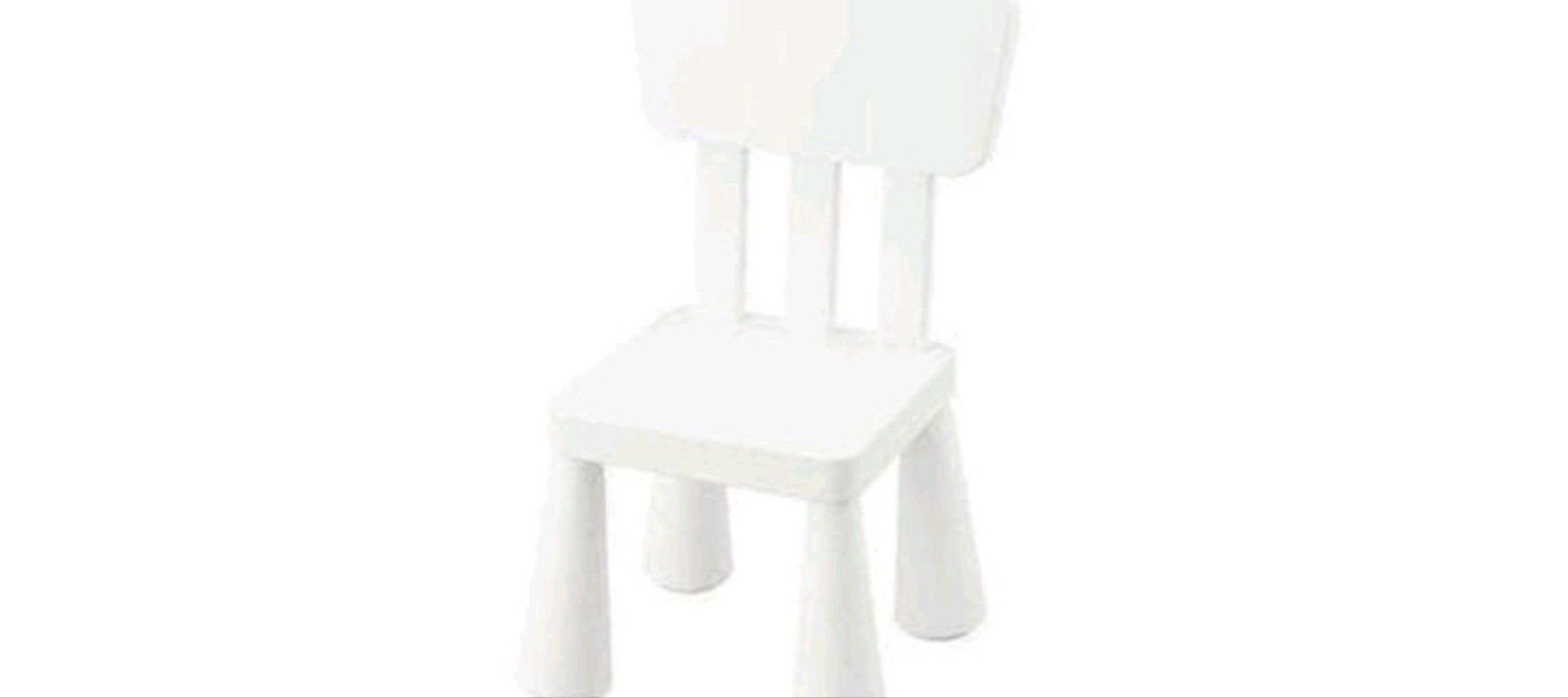 IKEA MAMMUT kinderstoel wit, Ophalen of Verzenden