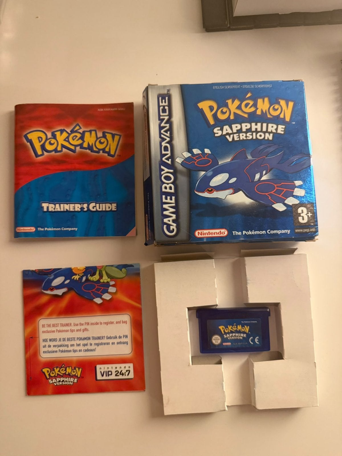 Pokémon Sapphire Version - Game Boy Advance (GBA), Ophalen, 1 speler, Zo goed als nieuw, Role Playing Game (Rpg)