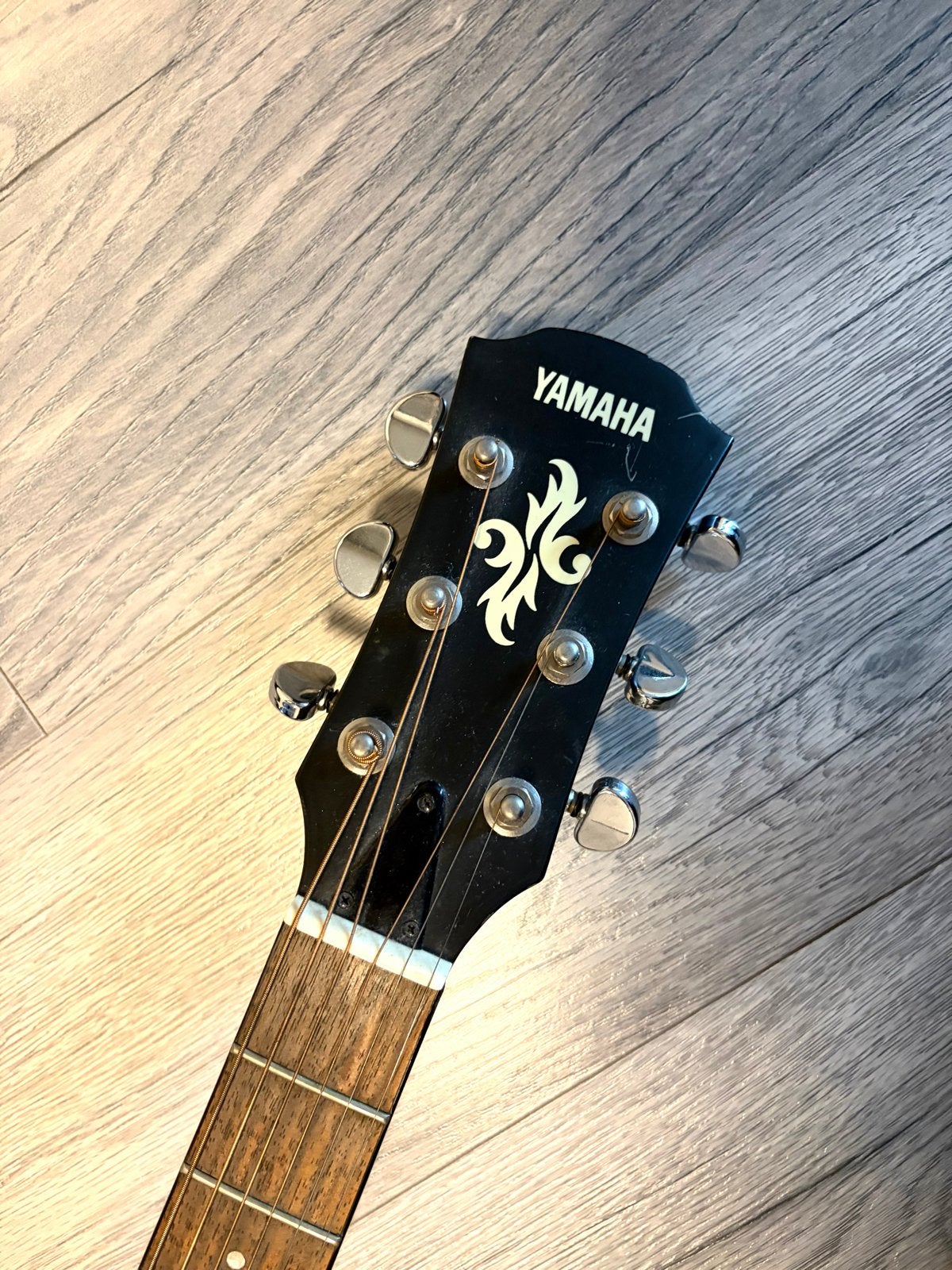 Yamaha APX-5A Zwarte Western Gitaar met Element, Ophalen, Zo goed als nieuw, Western- of Steelstringgitaar, Met (piezo-)element