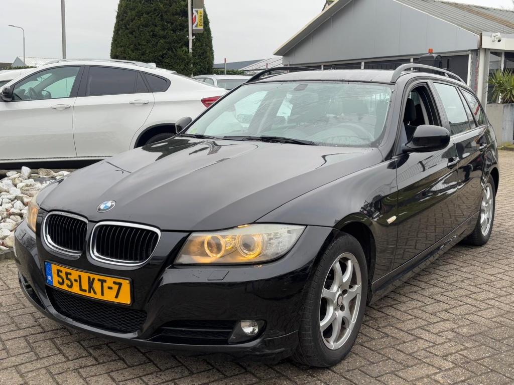 BMW 3 Serie Touring 316i Zwart 2010 Xenon (bj 2010), Auto's, Euro 5, Achterwielaandrijving, Gebruikt, 1599 cc