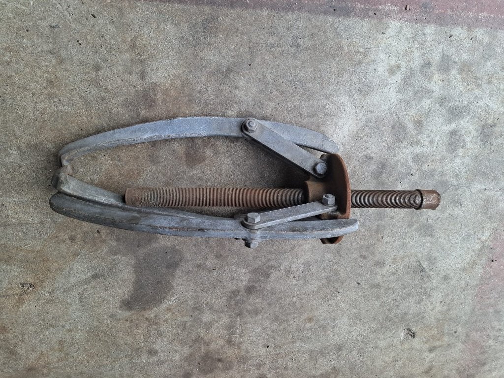 Te koop grote zware poelietrekker compleet en werkend, Ophalen of Verzenden, Gebruikt